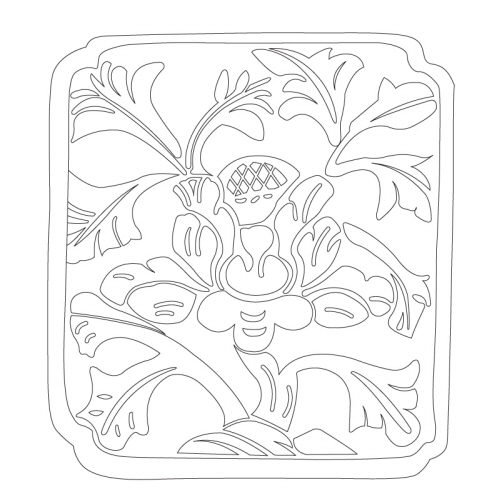 꽃문,잎사귀문(32176)