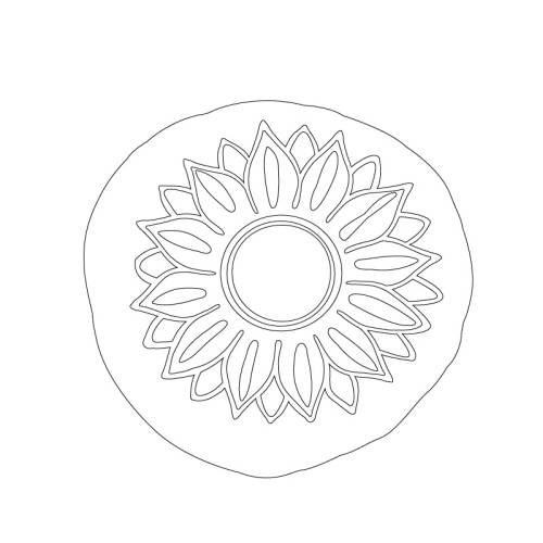 연화문수막새(23470)