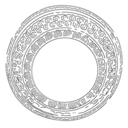 분청사기인화문대접(16393)