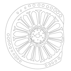 연화문수막새(50840)