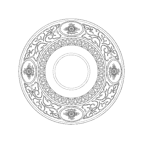 청자상감운학국문발(114424)