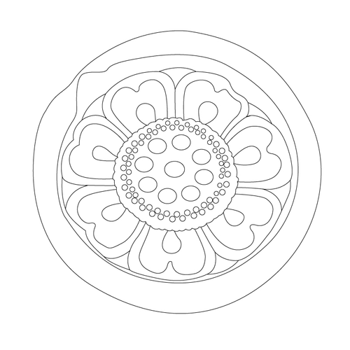 연화문수막새(53284)