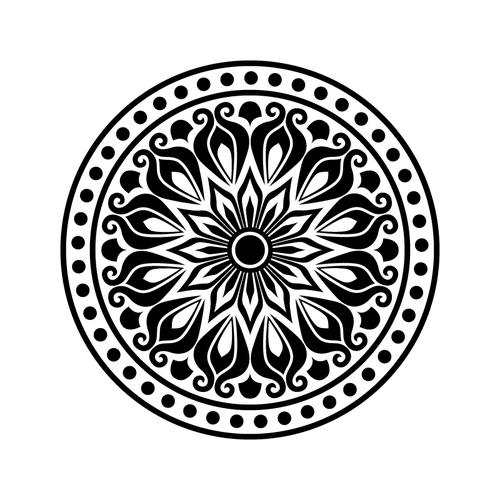 꽃문수막새(4550)