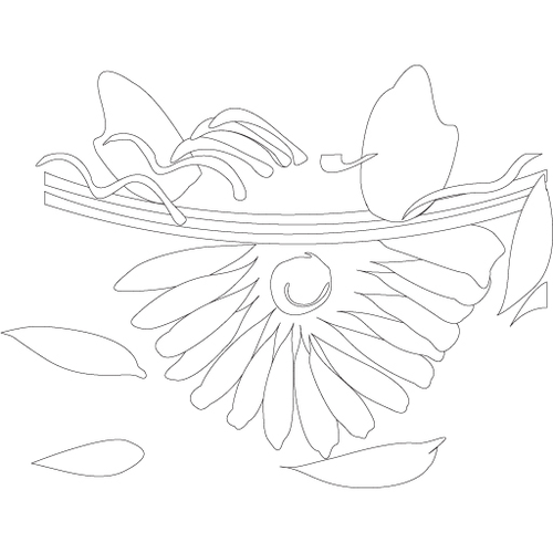 청화백자철사모란문항아리(187)