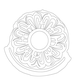 인동연화문수막새(22460)