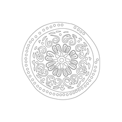 인동연꽃무늬수막새(52728)