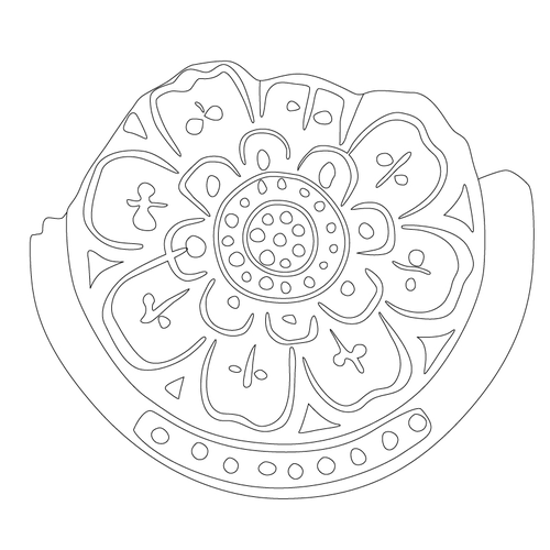 연화문수막새(51501)
