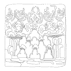산수봉황무늬전돌(113905)