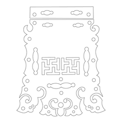 꽃문,만자문(11634)