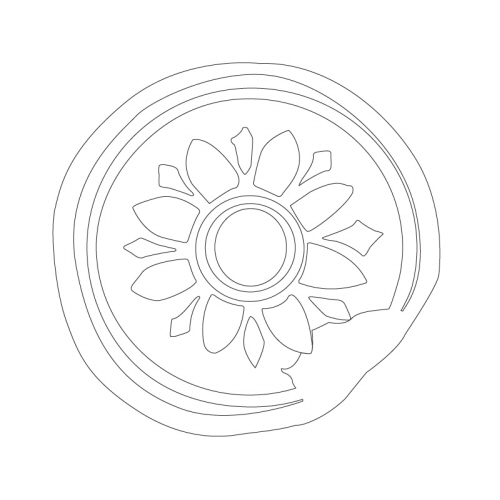 연화문수막새(23506)