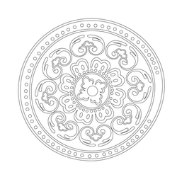 연화보상화문수막새(23803)
