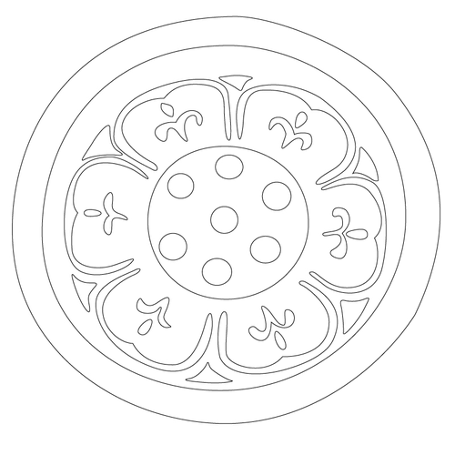 연꽃문수막새(61317)