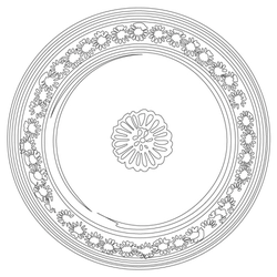 분청사기 인화문 발(23550)