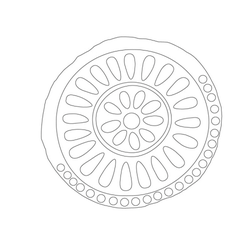 연화문수막새(22489)