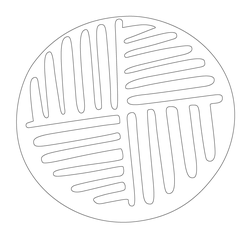 백자 떡살(61344)