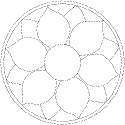 연꽃무늬전돌(102141)
