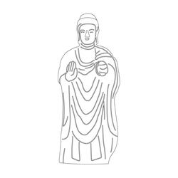 갑사 석조약사여래입상(73453)