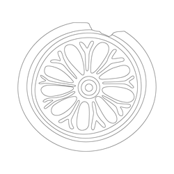 연화문수막새(53129)