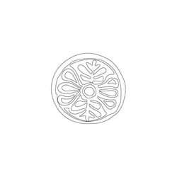 목각화문떡살(18582)