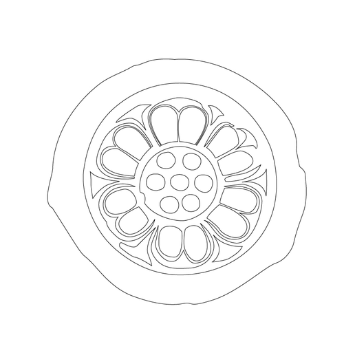 연화문수막새(51371)
