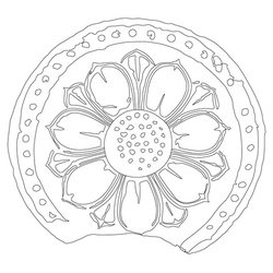 연꽃문수막새(16400)
