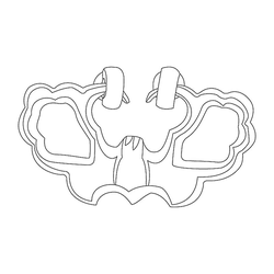 박쥐문(77246)