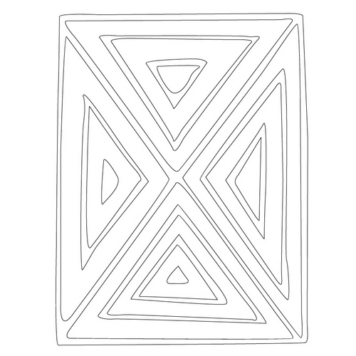 삼각형문(13751)
