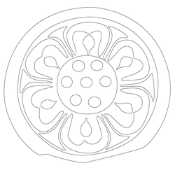 연꽃문수막새(61315)