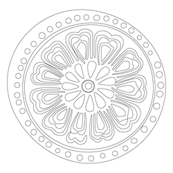 연화문 수막새(57975)
