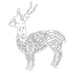 사슴문(13685)
