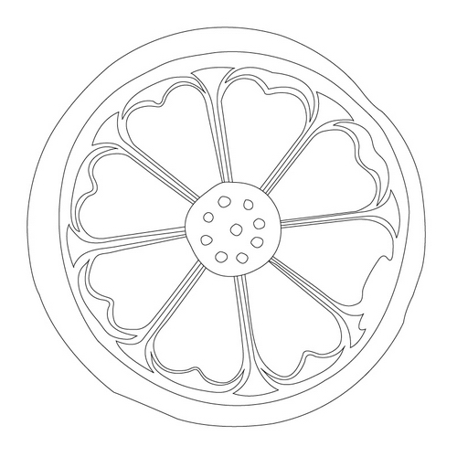 연화문수막새와당(16294)