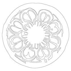 연꽃문 수막새(57851)