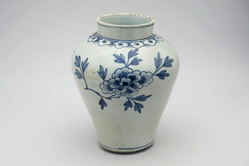 백자청화모란문호(18623)