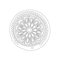 연화문수막새(51497)