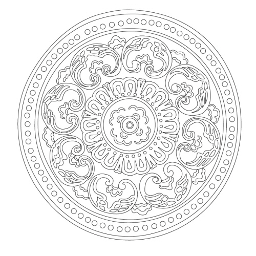 보상화문수막새(23981)