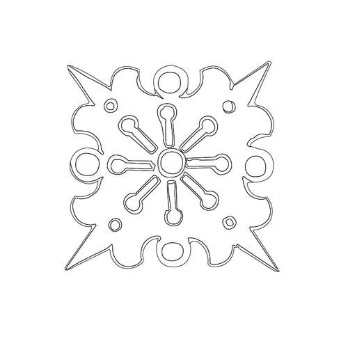 반닫이의 무쇠장석 광두정(78132)