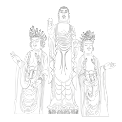 김제 금산사 석고미륵여래입상(116547)