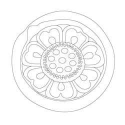 연화문수막새(53284)