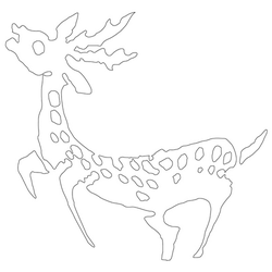 사슴문(13693)