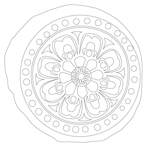 연꽃무늬수막새(24715)