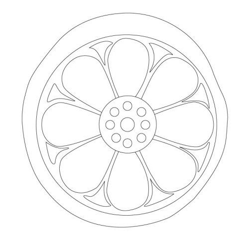 연화문수막새(22398)