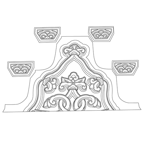 경복궁 광화문 화반(60843)