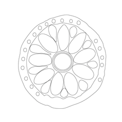 연화문수막새(23471)