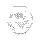 백자국화무늬호(113934)