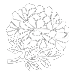 꽃문,잎사귀문(30739)