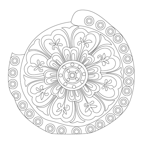 인동연꽃무늬수막새(52307)