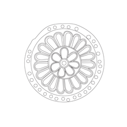 연화문수막새(51439)