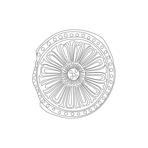 연화문수막새(53127)