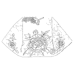 모란문 귀주머니(114755)