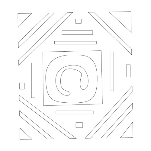 삼각형문,사각형문,빗금문,동그라미문(31054)